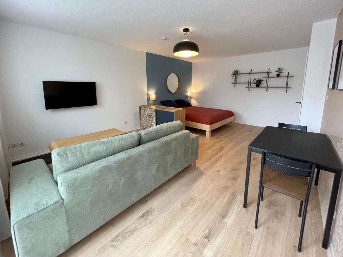 Grand Studio Joli Coeur - Calme Cosy Lumineux + Parking Daire Nancy Dış mekan fotoğraf