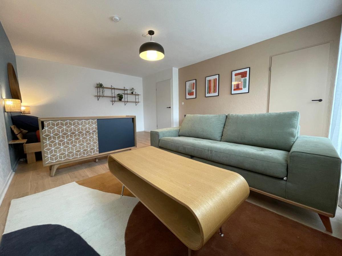 Grand Studio Joli Coeur - Calme Cosy Lumineux + Parking Daire Nancy Dış mekan fotoğraf